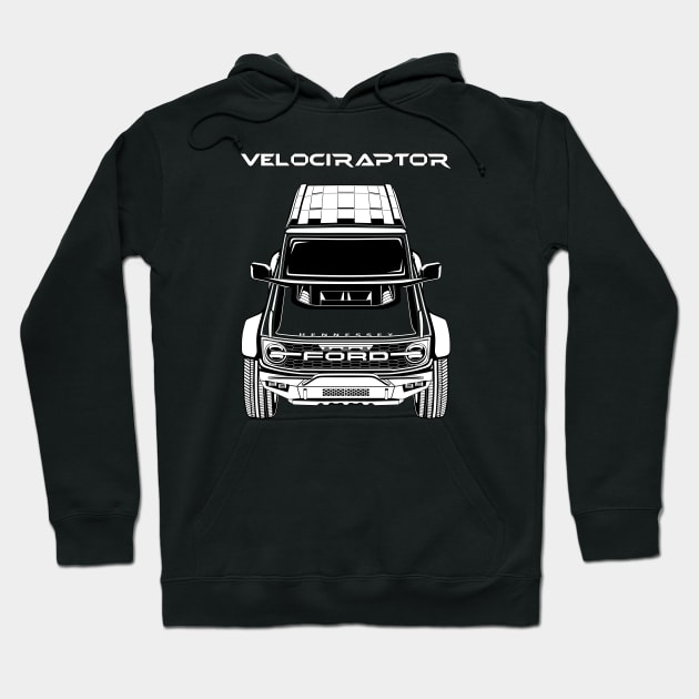 Velociraptor Bronco Hoodie by V8social